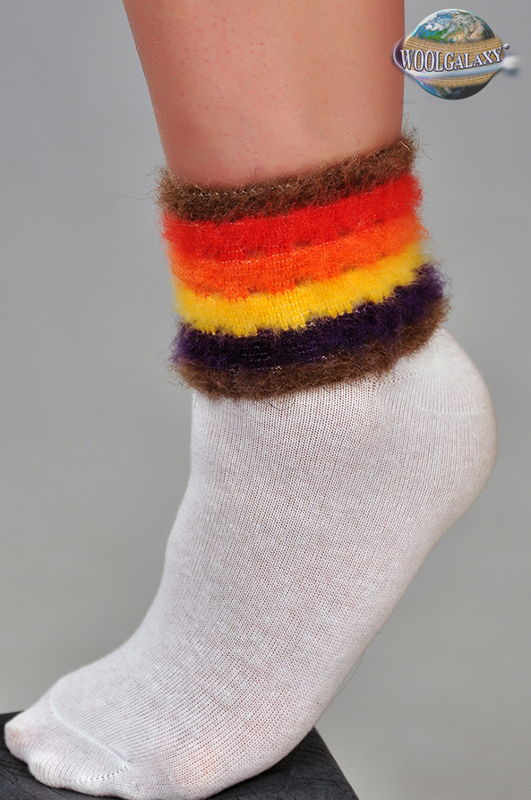 Bandaje elástico que contiene lana de camello para la articulación del tobillo «Estilo de vida lleno de colores»